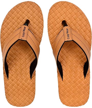 Cozy Wear - Brown Men's Thong Flip Flop