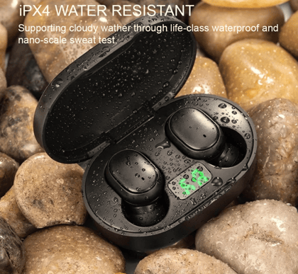 New Water Resistance TWS Wireless Earbuds With Hi-Fi Sound Quality