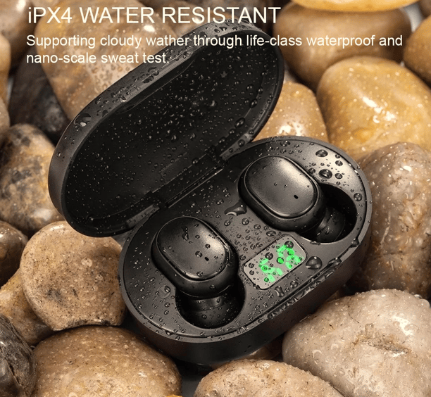 New Water Resistance TWS Wireless Earbuds With Hi-Fi Sound Quality