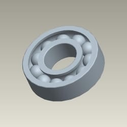 BRG. BALL RADIAL, 12 X 28 X 8