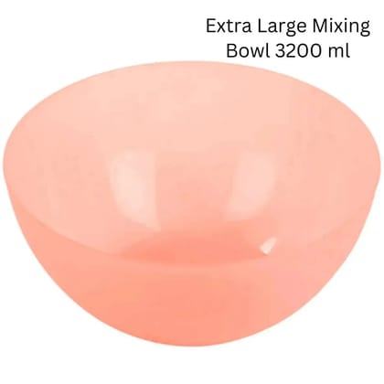 Extra Large Plastic Mixing Bowl 3200 ml