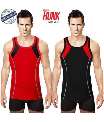 Rupa Hunk Multi Sleeveless Vests Pack of 2