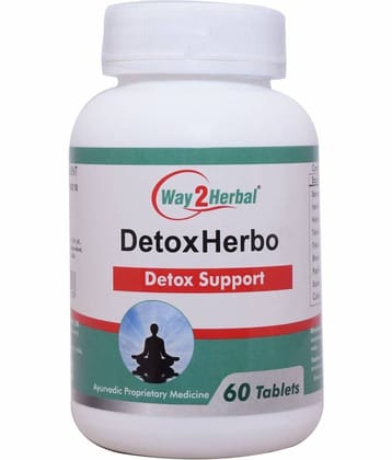Way2Herbal Detox Herbo Tablet 60 No.S Pack of 1