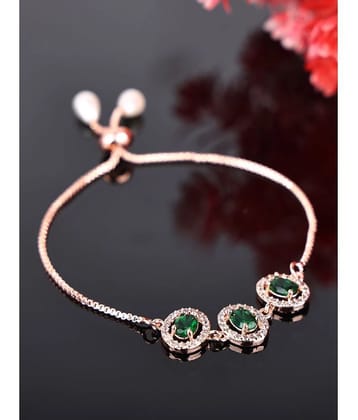 Sunhari Jewels Green Bracelet ( Pack of 1 ) - None