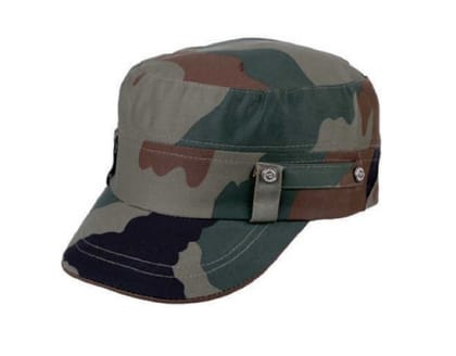 Short Visor Captain Style Golf Caps For Men Army Camouflage Color