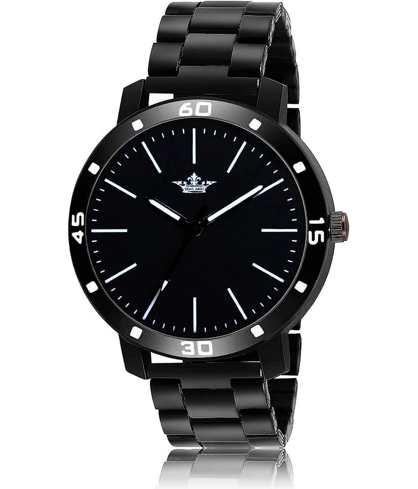 Lorem - Black Metal Analog Men's Watch