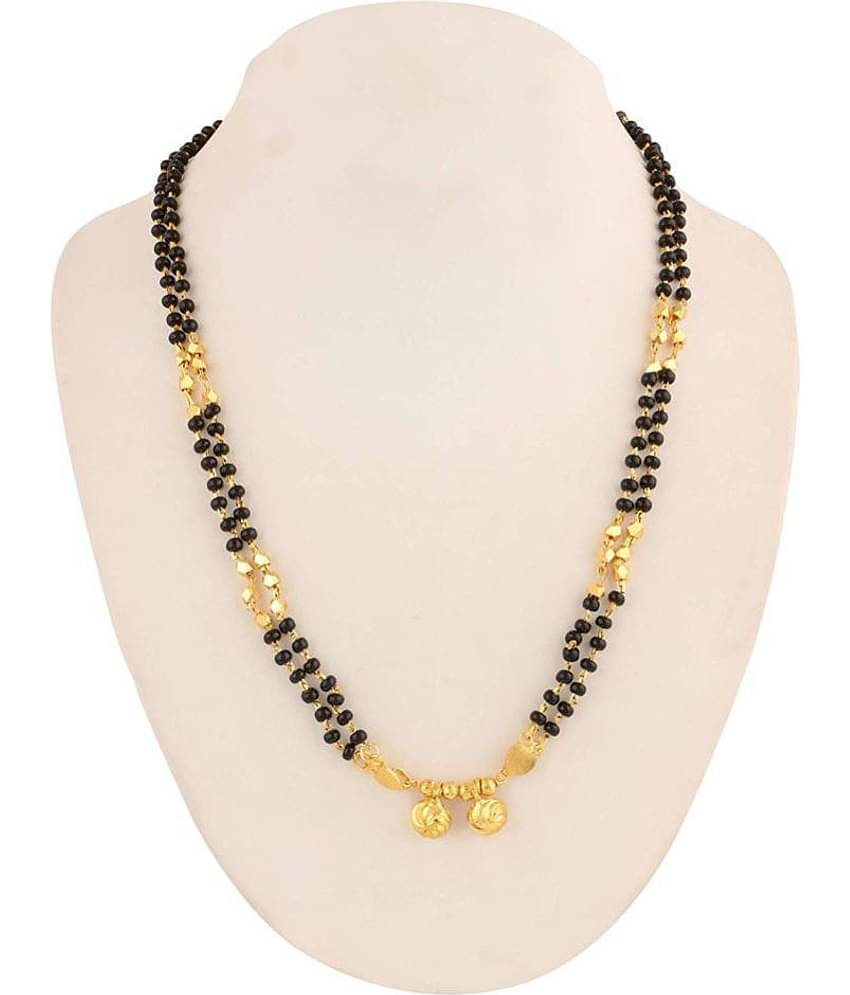 shankhraj mall Golden Mangalsutra ( Pack of 1 )