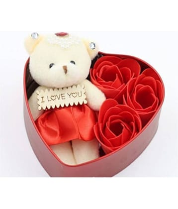 FSN-Valentine Day Heart Shape Box with Rose Love Couple Gift For For Boy ,Girl and Lover.