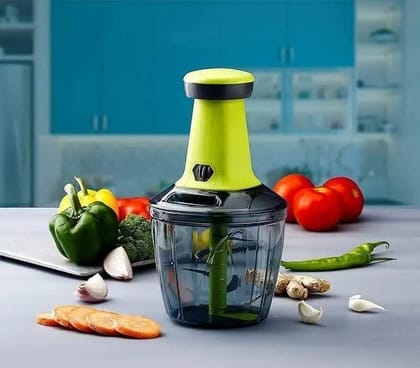 Manual Vegetable Chopper for Kitchen - Easy Food Processor & Mincer