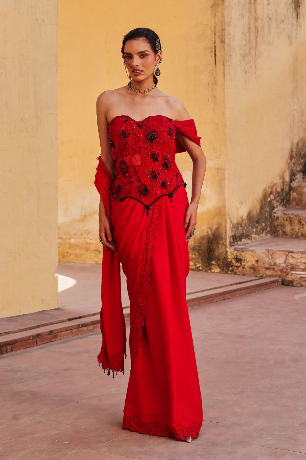 Elizabeth Chantelle Saree-XS