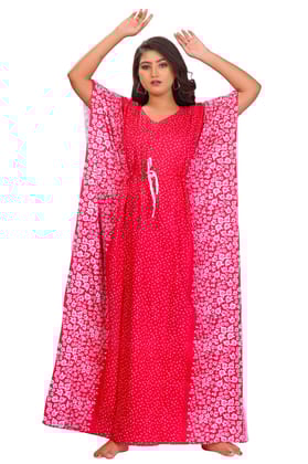 Fabimi Women Cotton Kaftan Nighty New