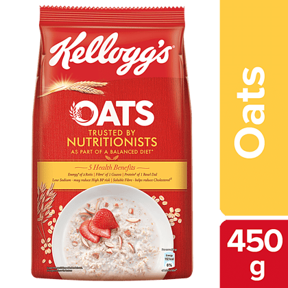 Kelloggs Oats Trusted By Nutritionists, 450 G