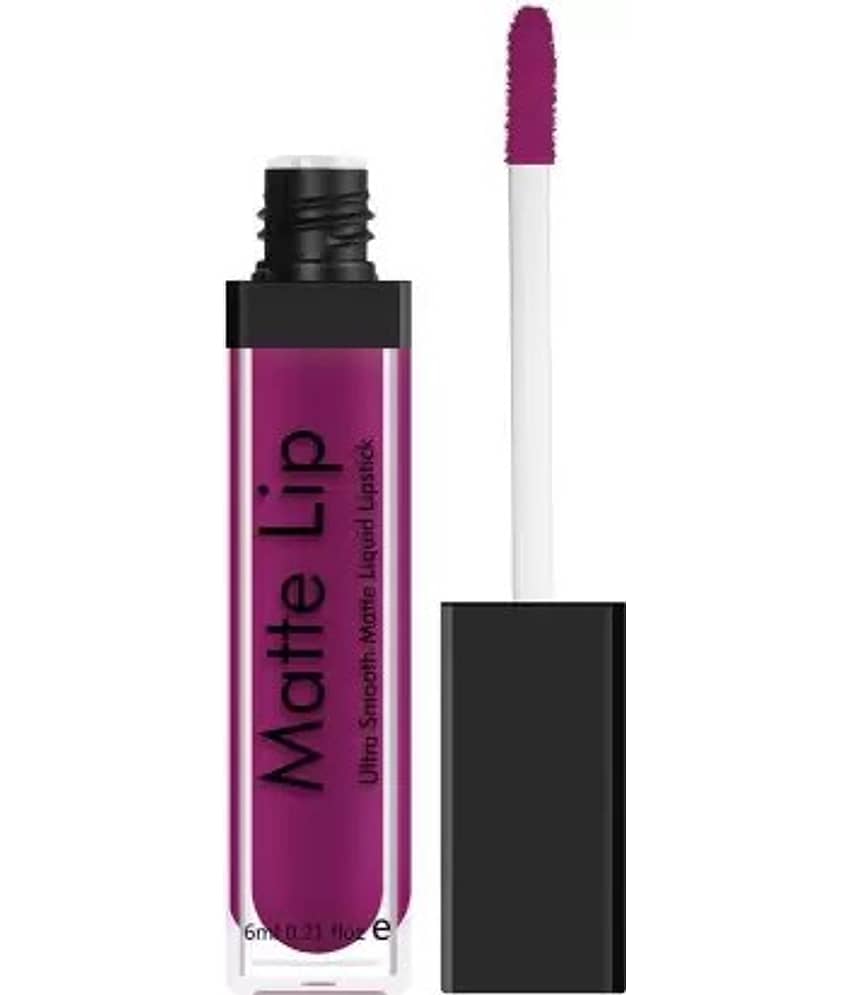 BLUSHIS Super Stay Hydrating Purple Matte Finish Liquid Lipstick