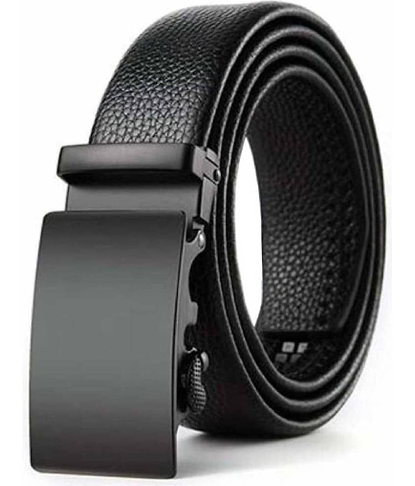 Loopa - Black PU Men's Formal Belt ( Pack of 1 )