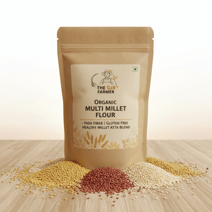 Organic Multi Millet Flour | High Fiber Gluten Free Healthy Millet Atta Blend
