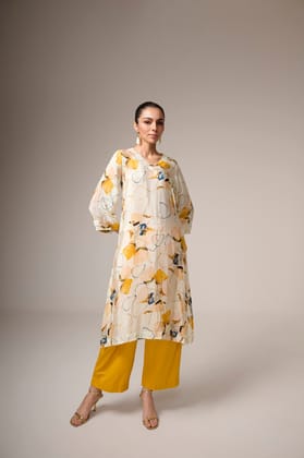 Rawan Kurta Set-XS / Without Dupatta