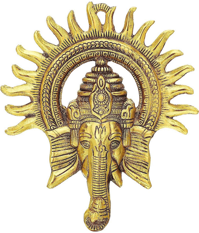 Home Lane - Brass Lord Ganesha Idol ( 22 cm )