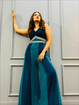 Cocktail Wear Jumpsuit-S