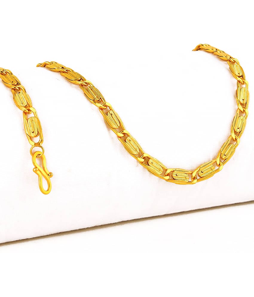 FASHION FRILL Gold Plated Brass Chain ( Pack of 1 )
