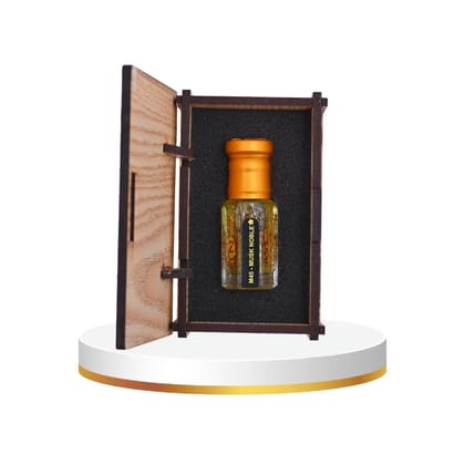 alnaqi fragrances Musk Noble Attar | Perfume Oil, Alcohol-Free Roll-On | Saffron & Turkish Rose, Geranium Heart, White Musk & Aged Agarwood | Long-Lasting Unisex Concentrated Fragrance