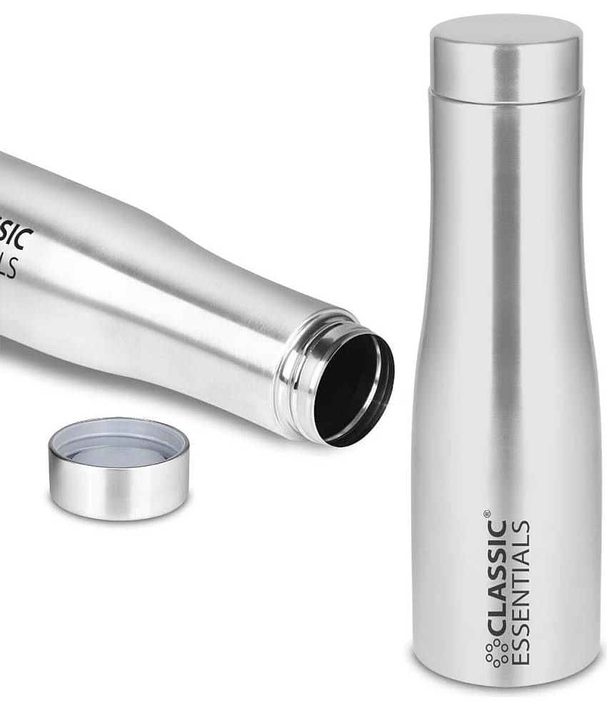 Classic Essentials Inox Carbo Water Bottle Silver Water Bottle 900 mL ( Set of 4 )