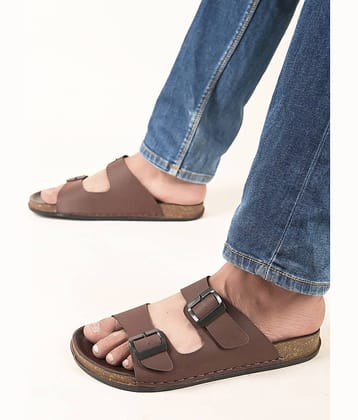 PRODOCK Brown Men's Daily Slipper