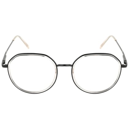 TERRY & CO Zero Power Blue Cut Eyeglasses | Metal Frame | Medium Size | Anti-Reflective, UV Protection, Lightweight | Spring Hinges | Unisex