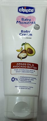 Chicco baby moments baby cream cream bimbi ARGAN OIL & AVOCADO BUTTER 100g