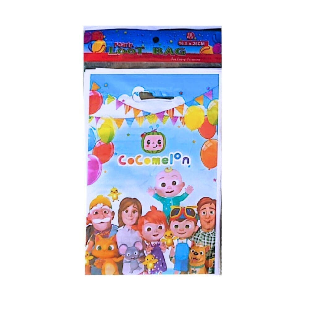 Wanna Party Cocomelon party favor Loot bags