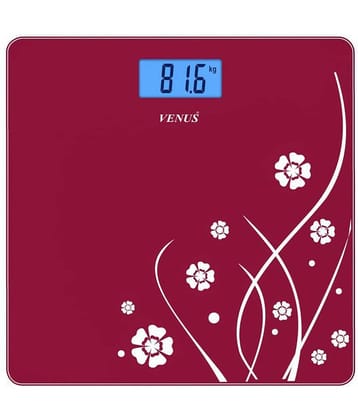 Venus Venus EPS-6399-Red-Digital Electronic Personal Body Health Fitness Check up Weighing Scale EPS-6399-Red Red