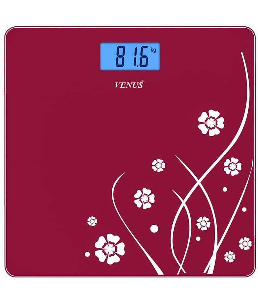 Venus Venus EPS-6399-Red-Digital Electronic Personal Body Health Fitness Check up Weighing Scale EPS-6399-Red Red