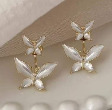Trendy Korean butterfly earings (Pack of 2 sets)