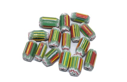 Chevron Glass  beads, 6-layer glass chevron beads, Venetian chevron, trade bead Venetian, African trade bead, vintage Murano glass beads , BWSRON-045-Per Packet of 25 Pieces (100 Gram) / 22X12 MM