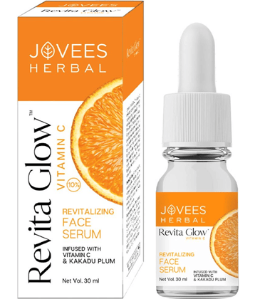 Jovees Herbal Revita Glow Vitamin C Face Serum For Skin Brightening All Skin Types 30ml (Pack of 1)