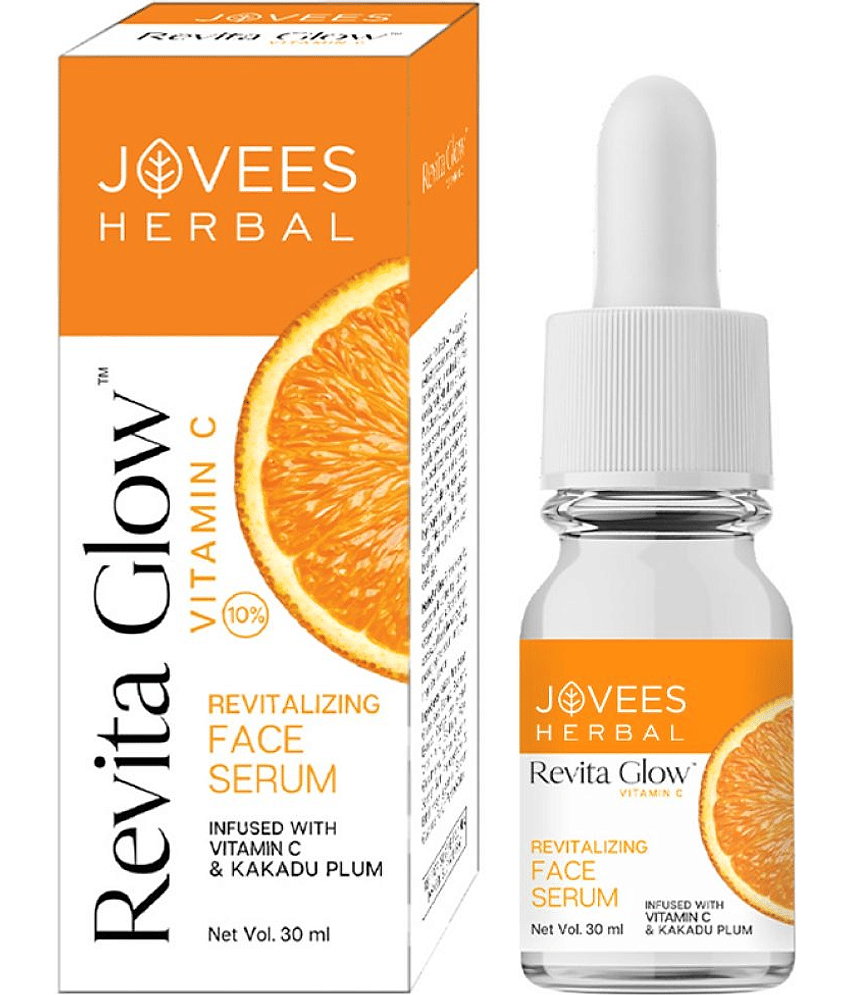 Jovees Herbal Revita Glow Vitamin C Face Serum For Skin Brightening All Skin Types 30ml (Pack of 1)