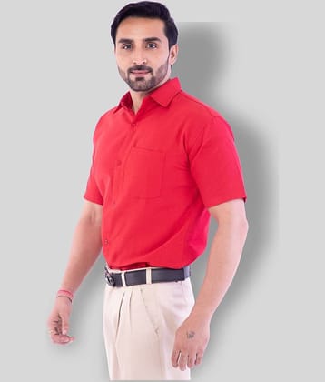 DESHBANDHU DBK - Red Cotton Regular Fit Men's Casual Shirt (Pack of 1 )