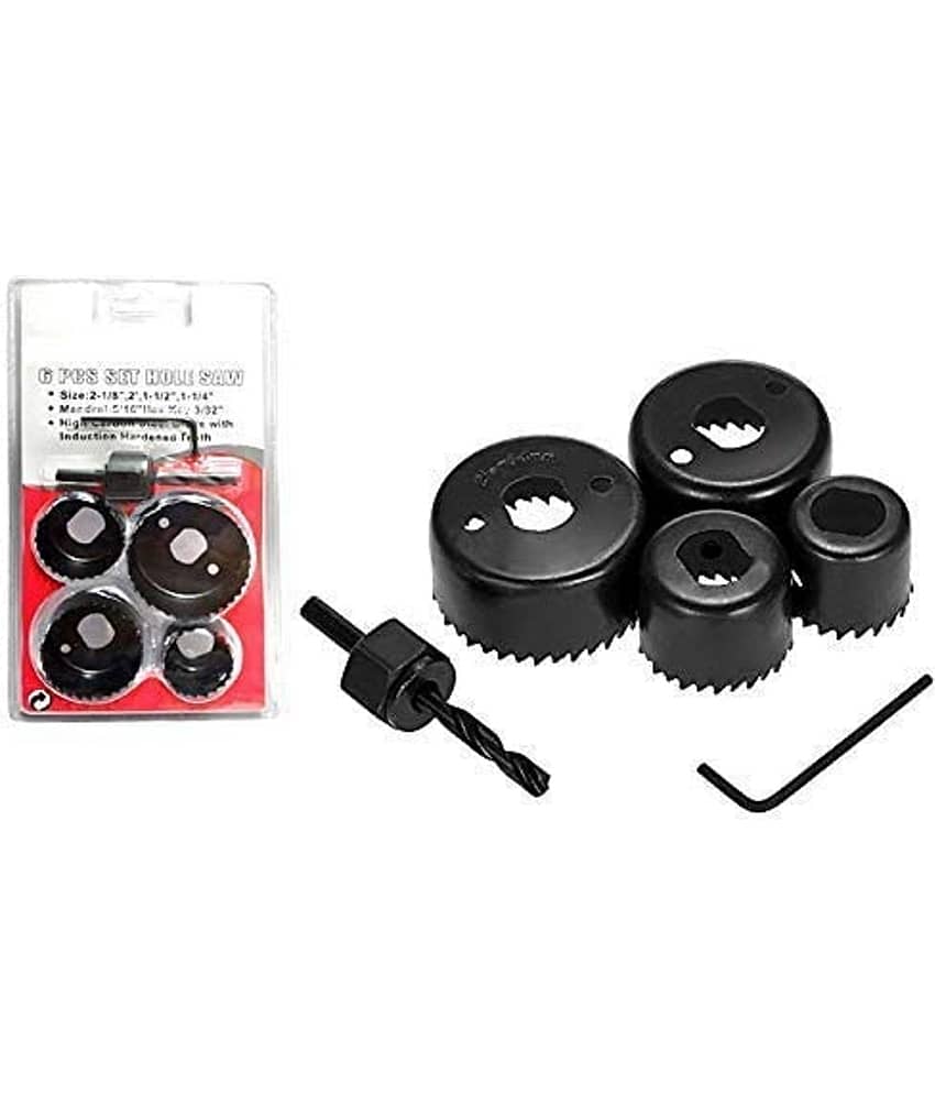 Rangwell - 6pcs Hole Saw 250W 6 mm Corded Drill Kit