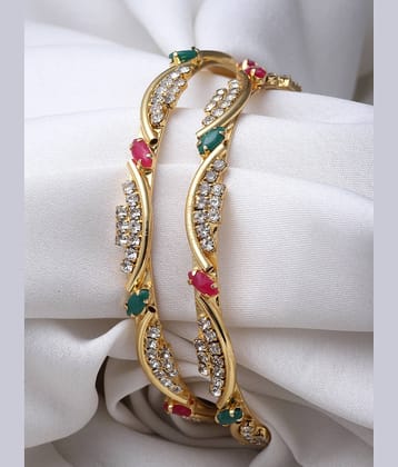 Sukkhi Multicolor Bangle Set ( Pack of 2 )