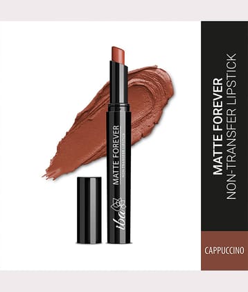 Iba Matte Forever Non-Transfer Lipstick for Women 02 Cappuccino, 2g , Smudge-proof & Lightweight, (Pack of 1)