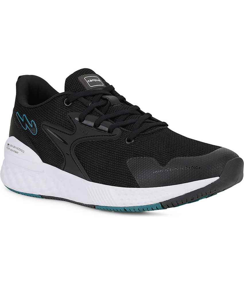 Campus Simon Pro Black Running Shoes