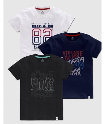 CODEZ Pack of 1 Boys Cotton T-Shirt ( Multicolor )