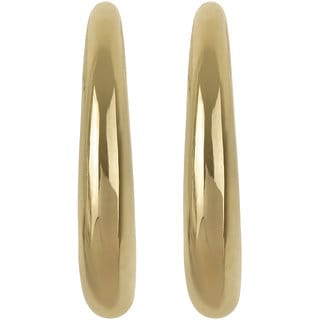 Plain Baali Hoop Earrings for Girls Brass Material Made in India Earrings for Women's Fashion Jewellery for Party