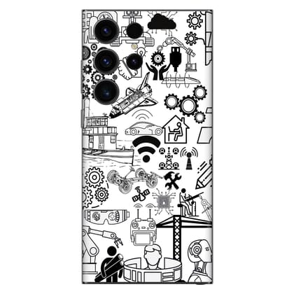 Engineer Abstract Mobile Skin