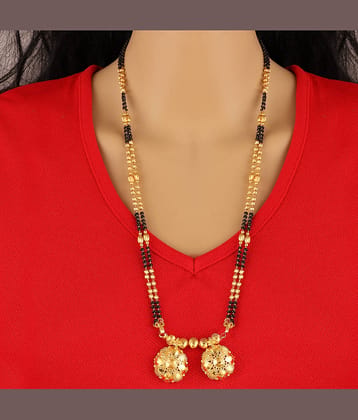 Bhagya Lakshmi Golden Mangalsutra ( Pack of 1 )