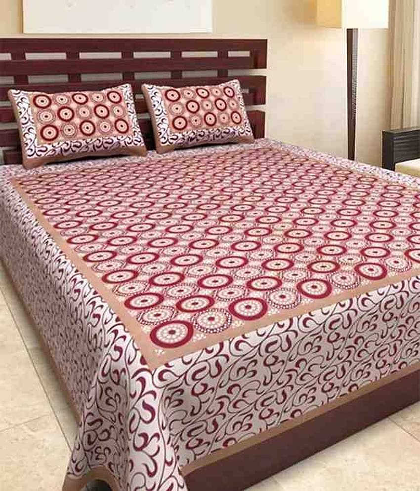 Uniqchoice Cotton King Bedsheet ( Green )