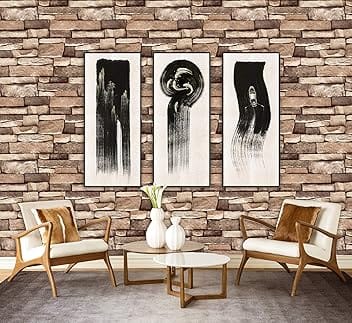 Eurotex Peel and Stick Wallpaper, Self Adhesive DIY Wall Sticker for Bedroom Hall Living Room Kitchen Home & Office, PVC Coated & Waterproof Surface Scratch Resistant  45 x 300cm