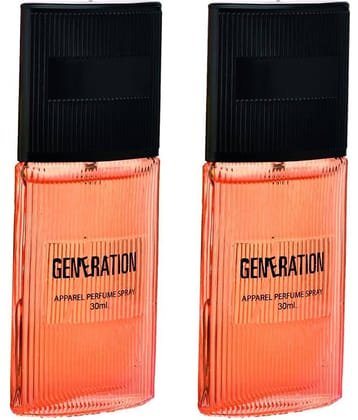 JD INTERNATIONAL GENERATION Apparel Perfume for Women Long Lasting Perfume 30 ml (Pack of 2)