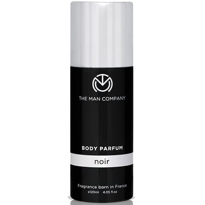 The Man Company Body Perfume For Man - Noir | No Gas Deodorant | Body Spray For Man | Long Lasting Fragrance -120ml | Valentine Gift Set For Him The Man Company Body Perfume For Man - Noir | No Gas Deodorant | Body Spray For Man | Long Lasting Fragrance 