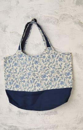 Flora Bag Elegant Printed Cotton Tote