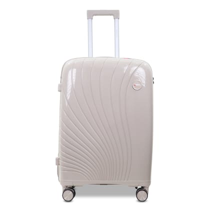 AMERICAN TRAVELLER New York 7711 20 Inch Cabin Trolley Bag | Durable Hard Shell | TSA Type Lock | Spinner Trolley Luggage | 360 degree Disc Spinner Wheels | Suitcase for Travel Cabin S20 Beige AMERICAN TRAVELLER New York 7711 20 Inch Cabin Trolley Bag | Durable Hard Shell | TSA Type Lock | Spinner Trolley Luggage | 360 degree Disc Spinner Wheels | Suitcase for Travel Cabin S20 Beige